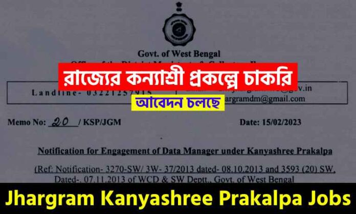Jhargram Kanyashree Prakalpa Recruitment