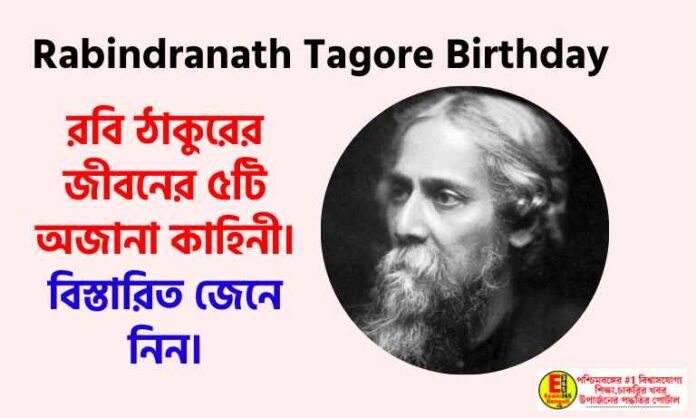 5 unknown stories of Rabindranath Tagore's life